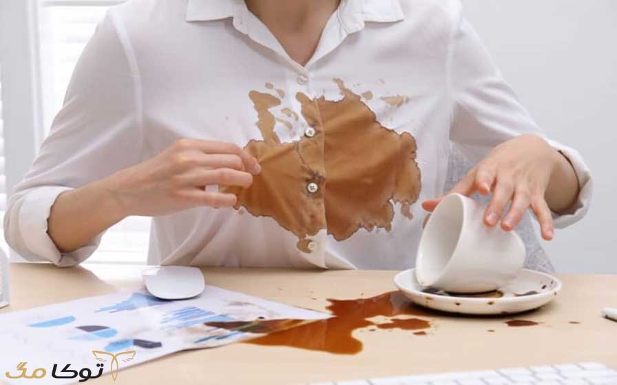 نحوه پاک کردن لکه قهوه و چای