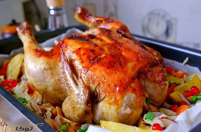 نکات مهم در پخت مرغ شکم پر