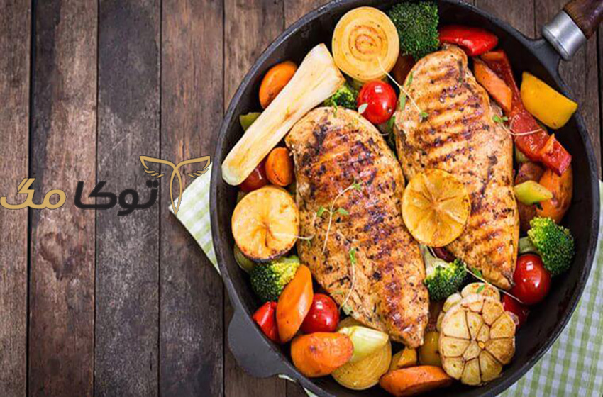 طرز تهیه سالاد مرغ رژِیمی