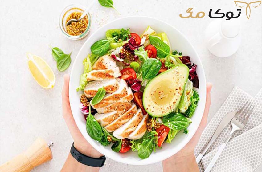 سالاد رژیمی برای کاهش وزن