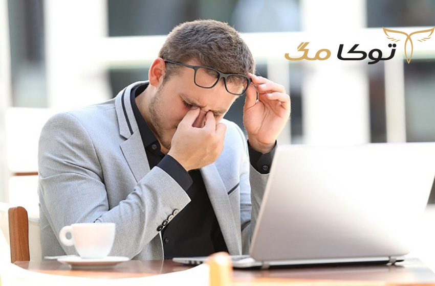 علائم خستگی چشم‌ها