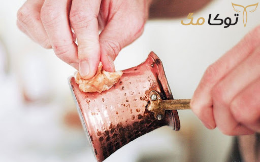 تمیز کردن ظروف مسی با سرکه و جوش شیرین