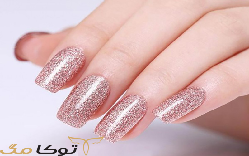 طرح ناخن مانیکور فرانسوی شاین برای پاییز