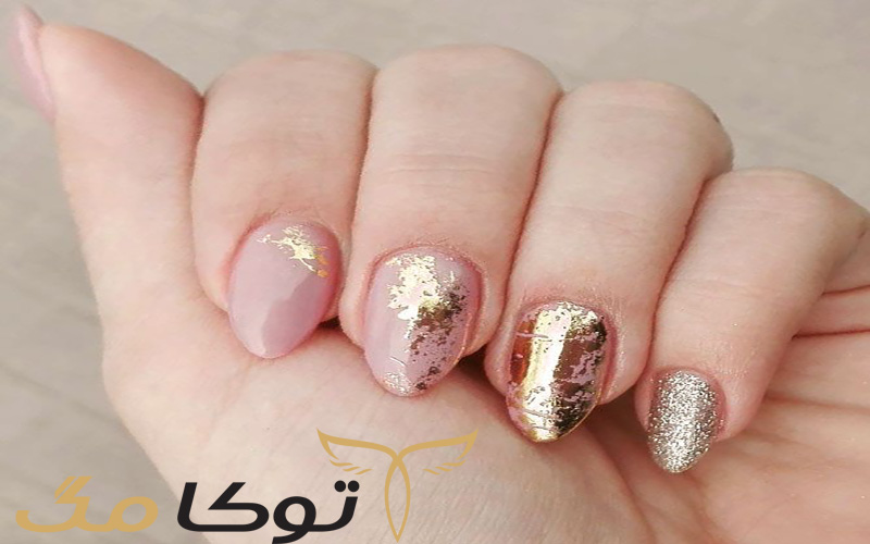 دیزاین فویل ناخن برای ناخن زمستانی