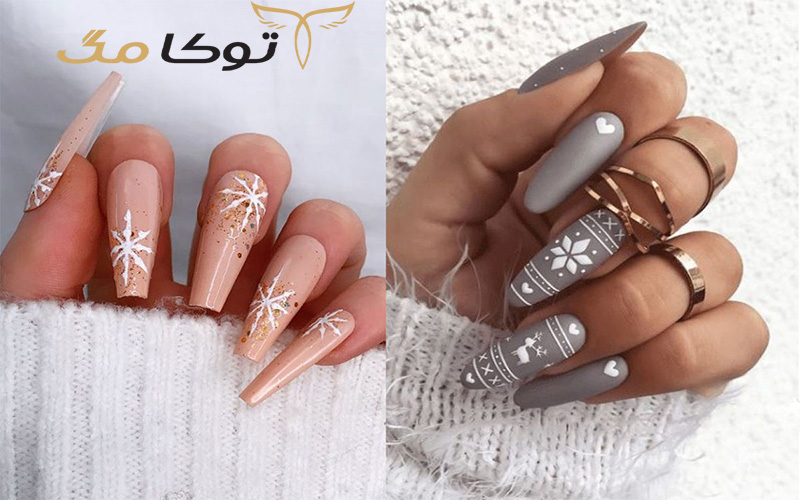 رنگ‌های خنثی برای طرح های جذاب ناخن مناسب زمستان