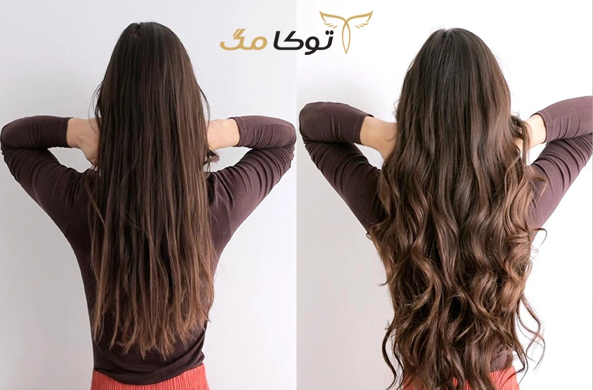 مدل موی بلند صاف یا موج‌دار