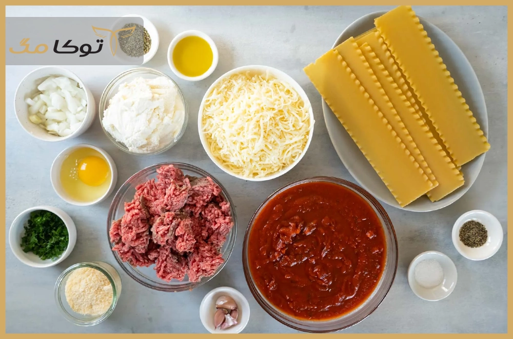 لازانیا با سس بولونز چگونه تهیه می‌شود؟