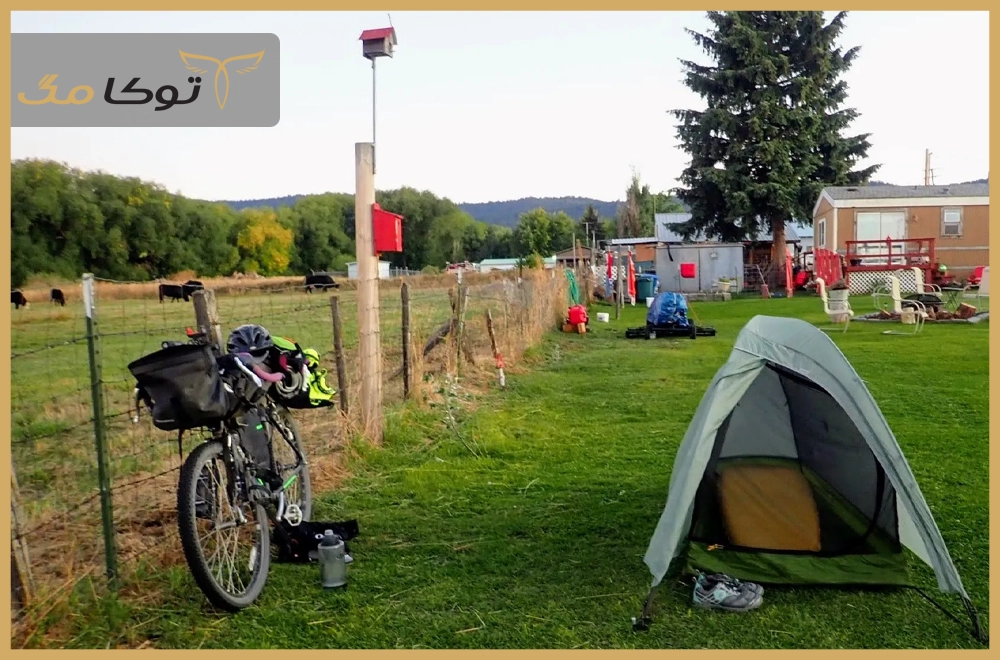 لوازم استراحت سفر با دوچرخه