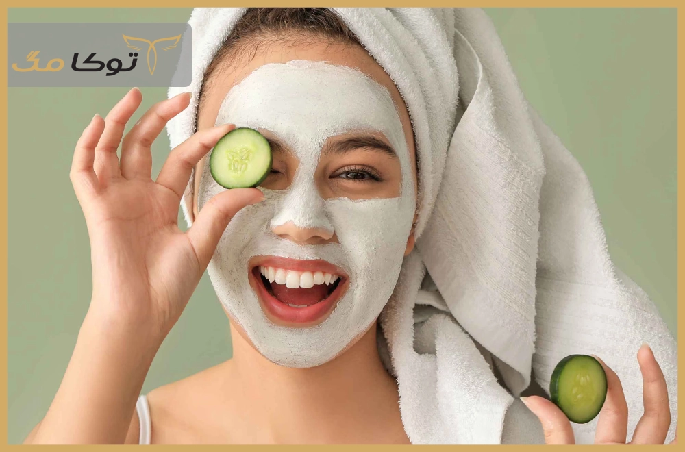 ماسک خیار خنککننده