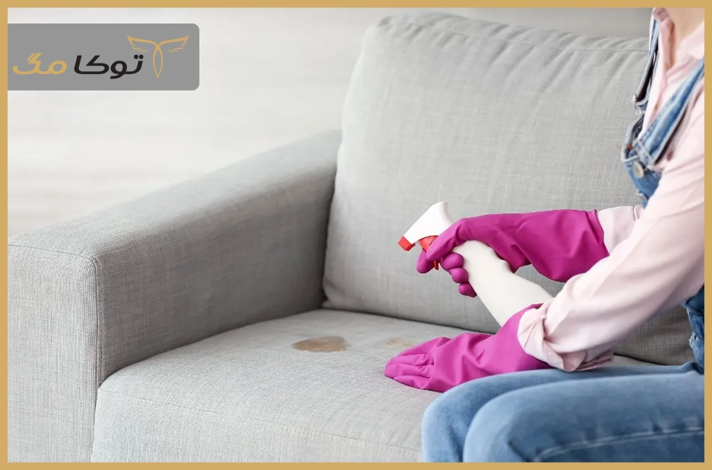 تمیزکاری مبلمان پارچهای