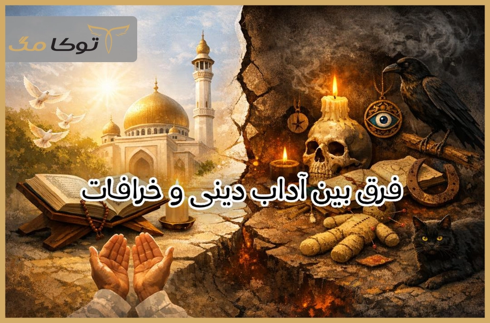 فرق بین آداب دینی و خرافات