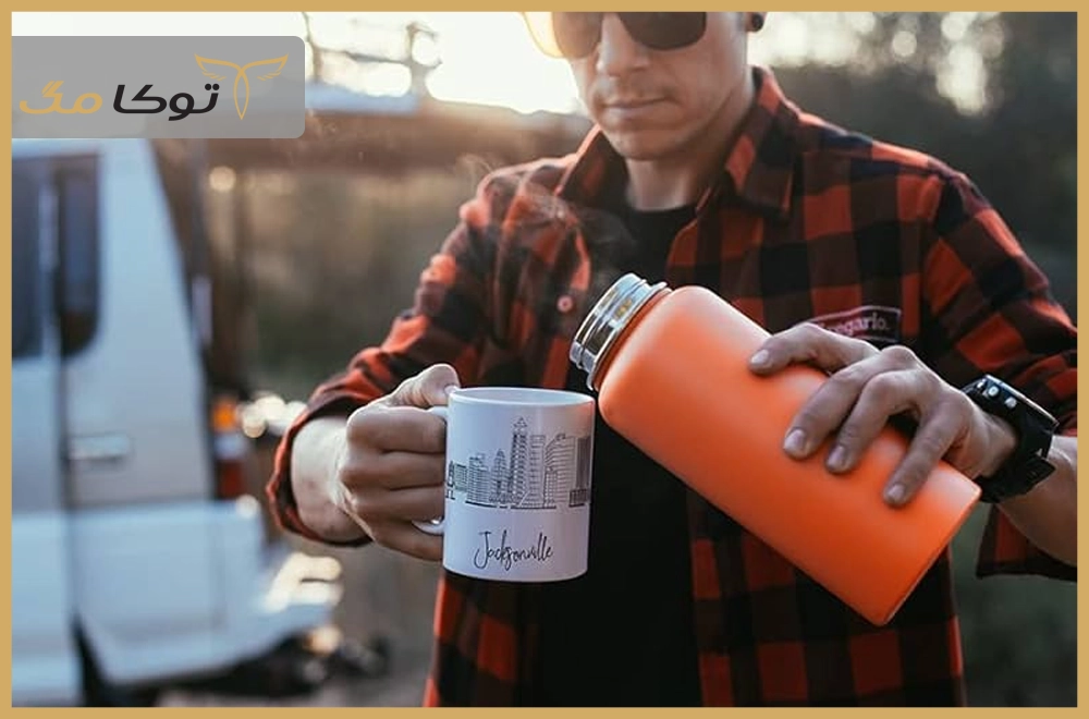 تراول ماگ سبک پلاستیک فشرده (BPA Fee)
