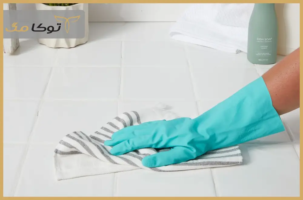 تمیز کردن کاشی و سرامیک با نمک