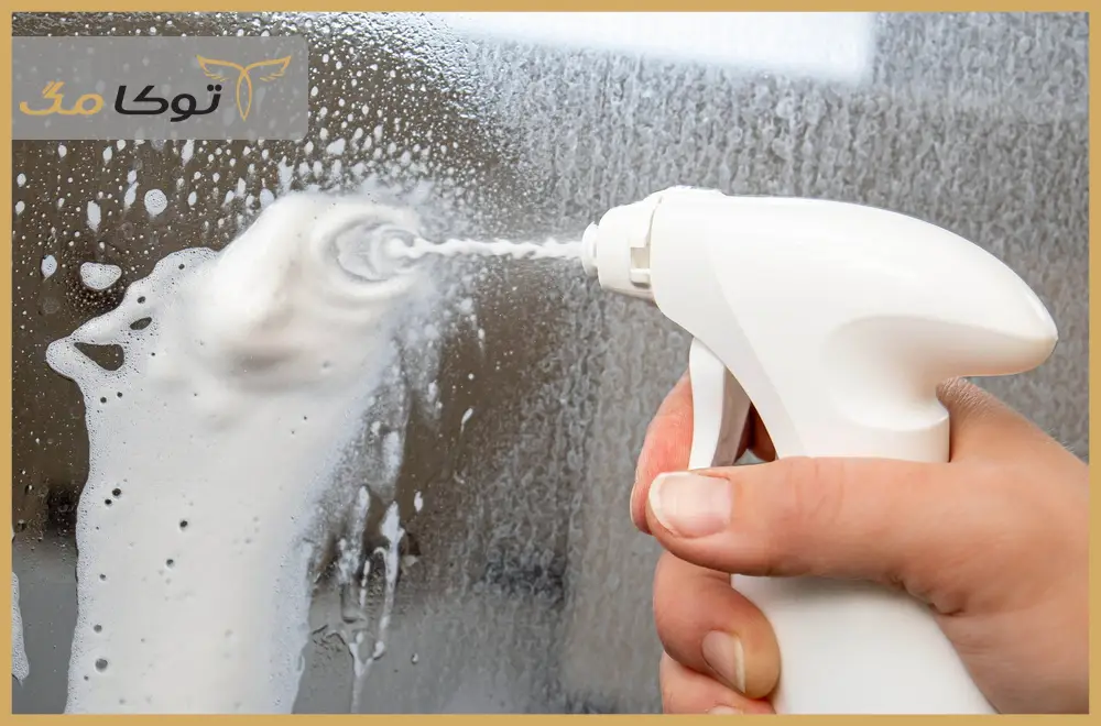 تمیز کردن شیشه با ترکیب نمک و سرکه