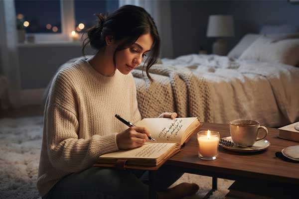بهترین جملات شکرگزاری قبل از خواب