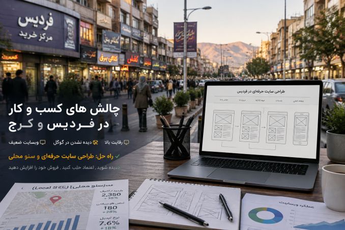بازار طراحی سایت در فردیس